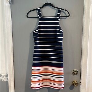 Abercrombie‎ & Fitch Striped Cut Out Back Mini Dress Size M